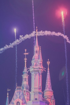 Disney Castle aesthetic mobile wallpaper