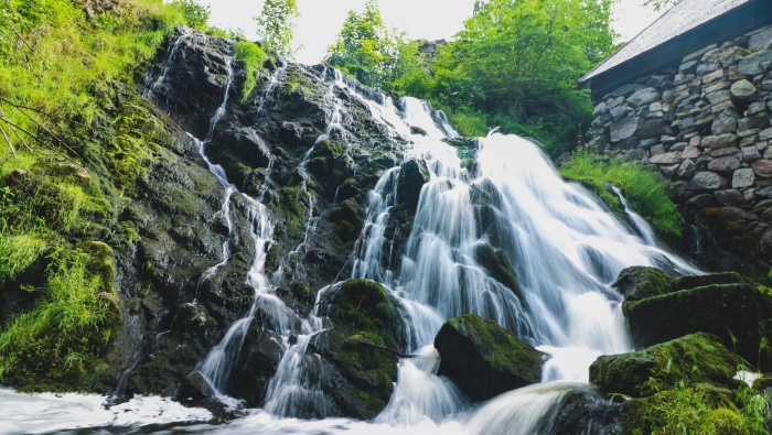 HD waterfall picture HD computer wallpaper