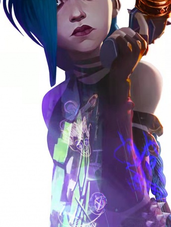 双城之战金克丝手机壁纸