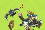 Monster Hunter Cartoon Creative Mobile Wallpaper