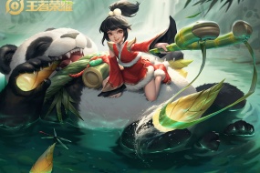 王者荣耀阿古朵熊喵少女高清桌面壁纸
