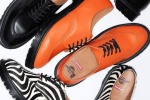 Supreme and Martin boots joint series shoe display