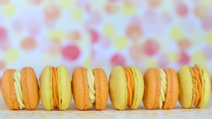 好吃的马卡龙甜品电脑壁纸