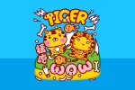 Hami Cat Year of the Tiger Cartoon Picture Desktop Wallpaper