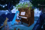 May 2021 Hatsune Miku computer calendar wallpaper