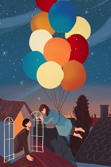 唯美浪漫生活手绘手机壁纸