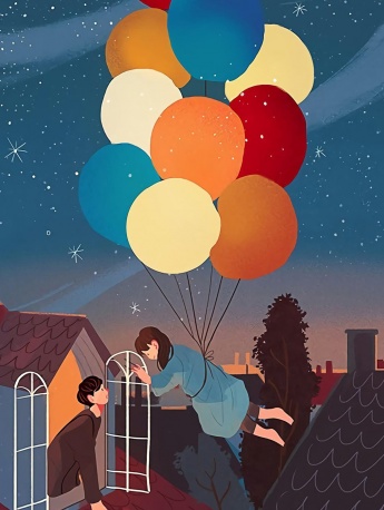 唯美浪漫生活手繪手機壁紙