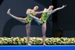 Beautiful and clear pictures of Group 2 of the East Olympic synchronized swimming semi-finals rematch