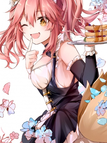 性感動漫製服美女圖片手機壁紙