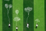 Creative aerial photography graduation photo picture desktop wallpaper