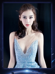 性感V领礼服写真