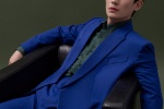 Zhu Yilong elegant and handsome photo in blue suit