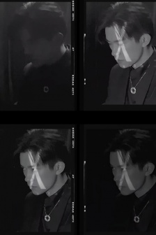 明星易烊千玺拼接手机壁纸