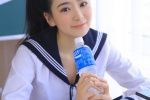 高清治癒JK制服美女寫真圖片