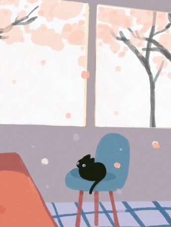 简约可爱手绘小动物手机壁纸