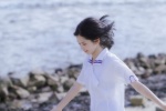 井川里予海边学生制服写真