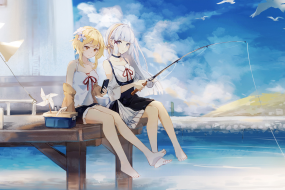 Original God Hotaru Kamisato Ayaka picture desktop wallpaper