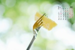 2022年3月小清新美食美景日历壁纸