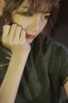 Fujiwara Yuki cheongsam beauty mobile wallpaper