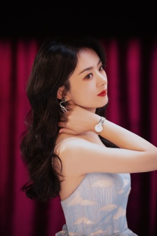 Zhao Liying sexy photo pictures in tube top dress