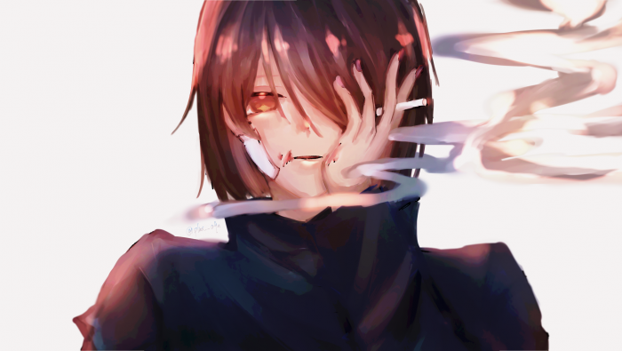 Spells return to the war home and enter the glass character computer wallpaper