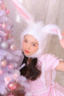 粉色兔女郎美女唯美性感私房写真