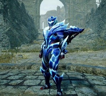 Monster Hunter Rise Dawn Ice Wolf Dragon Equipment HD Pictures