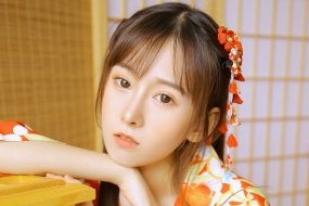 和服美女清新唯美寫真電腦壁紙