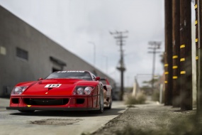 高清法拉利F40图片桌面壁纸