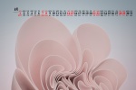 Colorful creative simple desktop calendar wallpaper for August 2021