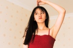 Charming and sexy private photos of beautiful women in red suspenders