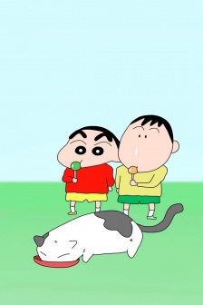 趣味動漫蠟筆小新手機壁紙