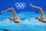 Beautiful and clear pictures of Group 2 of the East Olympic synchronized swimming semi-finals rematch