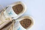 List of pictures of LV white retro sneakers