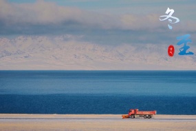 Traditional solar term winter solstice snow scene picture wallpaper