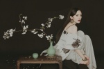 Yang Mi's ancient Chinese style sexy magazine photo shoot