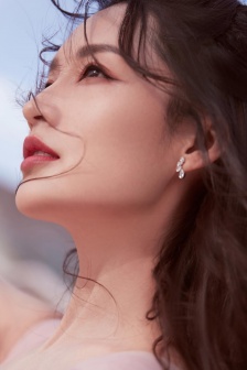 Li Qin beauty star photo mobile wallpaper