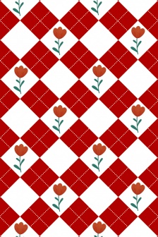 Spring Festival red theme mobile wallpaper