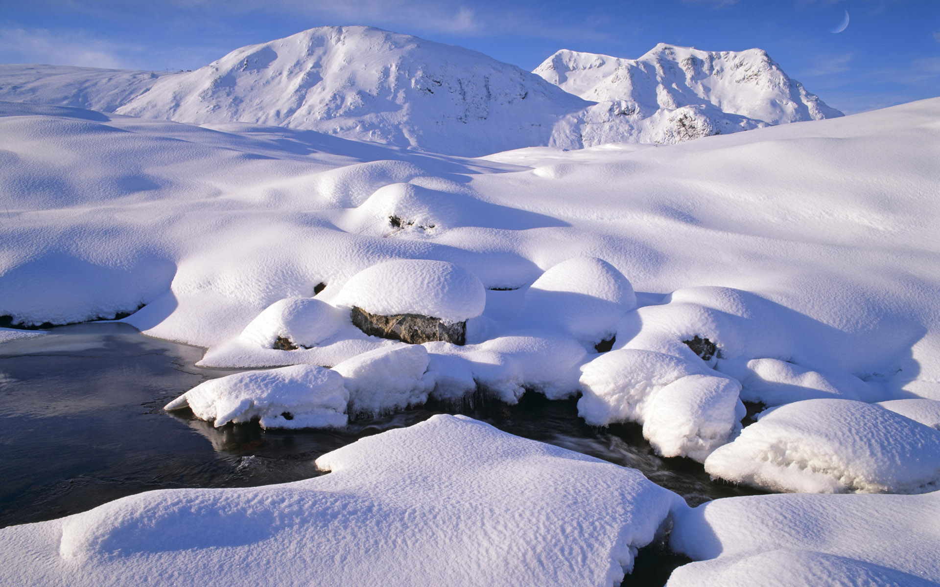 冬季唯美雪景图片电脑壁纸 第一辑