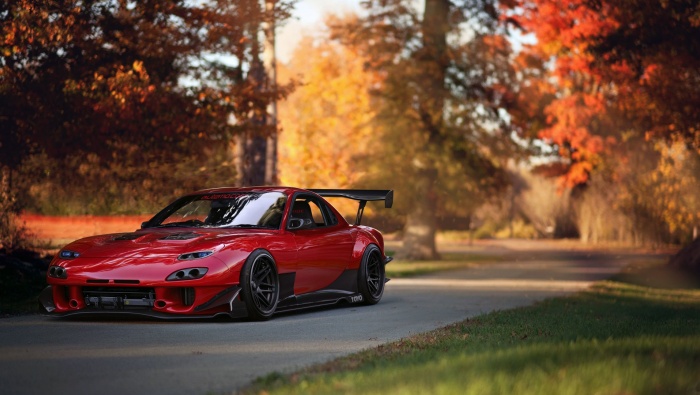 Red supercar cool desktop wallpaper picture