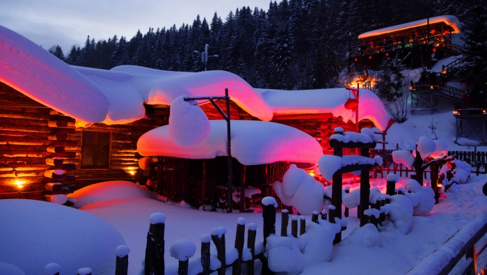 Selected Xuexiang Night Scene Pictures Desktop Wallpapers