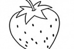 草莓簡筆畫圖片