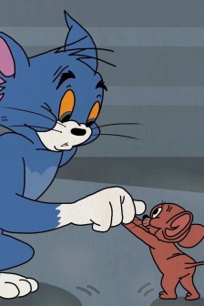 湯姆和傑瑞有愛互動手機壁紙