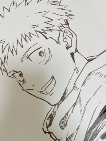 咒术回战总作画新绘虎杖悠仁曝光