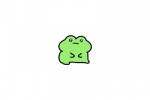 Internet celebrity little frog simple little avatar picture
