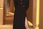 Yao Chen modern sexy photo in black dress