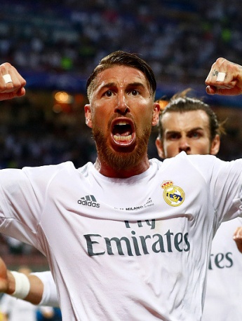 Real Madrid player Ramos pictures