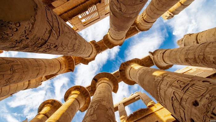 卢克索神庙图片桌面壁纸