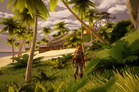 The other side of the game, clear sky, beautiful computer wallpaper