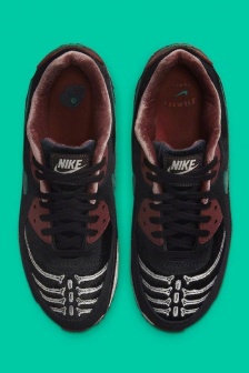 耐克AM墨西哥亡灵节款局部细节图